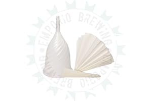 Emporio Enologico Vesuviano Imbuto A TORTIGLIONE X FILTRAGGIO, Filtro Carta ENOLOGIA (Pz 10)