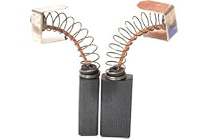 BRICOAMIGO – Escobillas de carbon compatibles con VIRUTEX M75, AL96, AS93, BL96, B65, RT91C - (6.4x10x19)