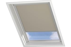 RAAMDECORATIE Radeco® Tenda per finestra da tetto - Oscurante - Talpa - Compatibile con Velux: P10/410/3