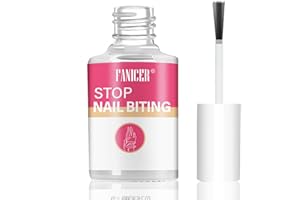 NAILPRETTY Amaro Non Mangiare Le Unghie, Penna Smalto Amaro, Miglioramento Mangiarsi le Unghie, Semplice da usare, comodo e veloce