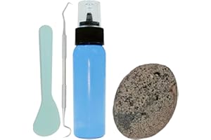 Uposao Pick Peel Stone Kit Lava Rock Kit avec Picking Hook Scraper Filler Anxiété Soulagement Pack Jouet Sensoriel Parfait