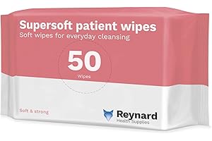 Reynard Health Supplies Super Soft Dry Wipes, White, 33x29cm