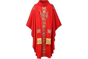 BPURB Chasuble Robe de messe catholique avec étole