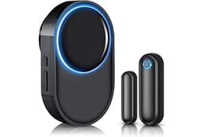 SATISURE Sensore Porte Campanello 900ft - 58 Suonerie, Allarme Casa Senza Fili, Antifurto Casa, Impianto di Allarme Con Sirena da 110 db, con espandibile, appartamento, garage, ufficio