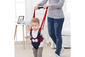 Felly Pomoc w nauce chodzenia dla niemowląt, stojąca, chodzenia, nauki, pomoc w nauce, smycz bezpieczeństwa dla dzieci w wieku 8-27 miesięcy, funkcjonalna 4 w 1 (niebieska) 【nowa wersja】