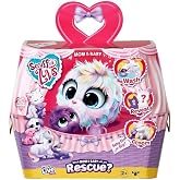 Scruff-a-Luvs Anne&Yavrusu T&uuml;yleri Yıkanan Taranan S&uuml;slenen Peluş Oyuncak Hayvanlar