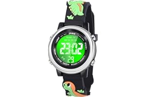 SUPZOE Dinosaur Kids Watch - Waterproof Watch for Boys & Girls Ages 3-9 - Toys for Kids 4-7 - Birthday & Stocking Stuffers