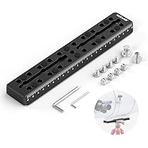 HOMSFOU Base De Montage En Queue D'aronde Pour Télescope En Aluminium Léger