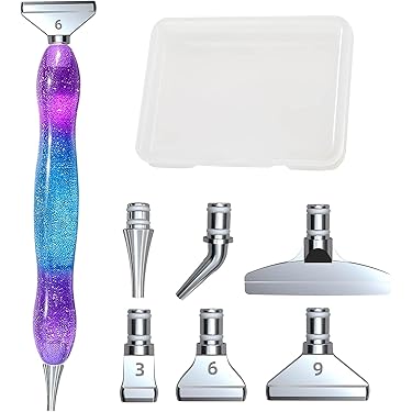 Plateaux De Peinture Diamant, Accessoires D'Art Diamant Avec Brosse Et Cuill Re Trieur De Plateaux En Strass