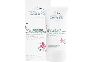 Saint-Gervais Mont Blanc - Soin Visage Matifiant Anti-Imperfections pour Peaux Mixtes à Grasses - 40 ml