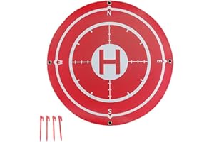 SEMINISMAR Drone Landing Pad,Tapis d’Atterrissage Pliable,Accessoires De Drones,Piste Atterrissage drone,Tapis D’atterrissage Pliable Étanche Universel,Pour DJI Mini 3/Mini 2/Mavic 2/Holy Stone/DJI FPV