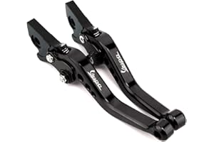 VSKTE Fit für Vespa Granturismo 125/200 GTS 125/250 S125 / 150/300 SUPPING MOTORTRAde Bremskupplungshebel Faltschnapphebel. (Color : Black)