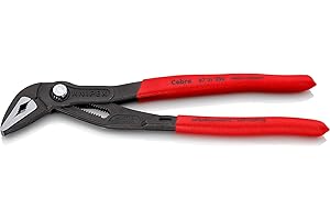 KNIPEX Cobra ES Szczypce nastawne do rur z wydłużoną szczęką fosforanowana, szara pokryte antypoślizgowym tworzywem sztucznym 250 mm, 87 51 250