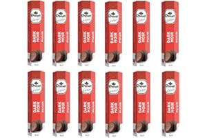 BFYSYO Droste Chocolate Dark | Droste Pastilles | Pack Of 12 Rolls Of Dutch Chocolate Dark | Droste Chocolate Pastilles | 35.97 Ounce Total Weight