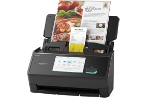 ScanSnap iX2500 Wireless or USB High-Speed Cloud Enabled Document, Photo & Receipt Scanner with Large Touchscreen and 100 Page Auto Document Feeder for Mac or PC, Black