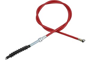 PowerMotor 1100mm Kupplungszug, Motorrad-Kupplungszug Leitung Ersatz für 50ccm 70ccm 90ccm 110ccm 125ccm 150ccm 200ccm 250ccm Dirt Pit Bike ATV Go kart Rot