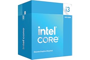 Intel® Core™ i3-14100F, processeur pour PC de Bureau, 4 cœurs (4 P-Cores + 0 E-Core) jusqu'à 4,7 GHz