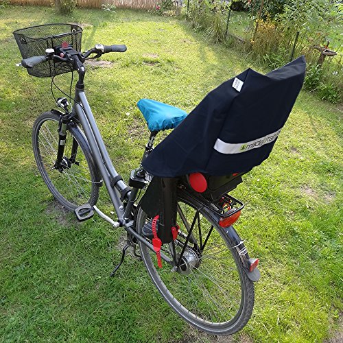 Preiswerter Basis-Regenschutz für Fahrradkindersitz – CityFrog Basic – verschiedene Farben - 4
