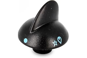 RICAMBIT Manopola nera piano cottura Ø6mm compatibile Rex Electrolux Zanussi – 50251533001 1 Pezzo