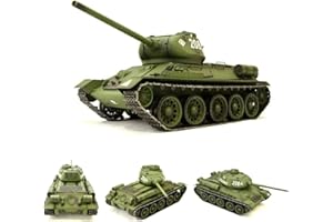 ES-TOYS Heng Long RC tank Russian T-34/85 1:16, metal gear sound smoke firing
