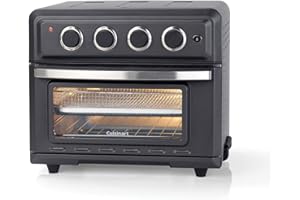 Cuisinart Mini-four friteuse à air comprimé (Air Fryer), 7 en 1 : frite, rôtit, cuit, grille, toasties, grille-pain et garde-au-chaud, 2 niveaux de cuisson, grande capacité de 17L, 30% plus rapide