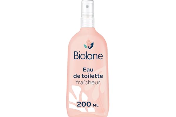 BIOLANE- Eau de toilette bebe - Fraîcheur - 98% d'ingrédients d'origine naturelle - Unisexe -200ml-Fabriquée en France