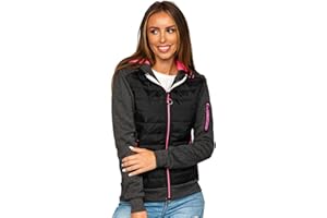 BOLF Donna Giacca mezza stagione Trapuntata Giubbino Piumino Cappuccio Cerniera a zip Tempo libero Sport Fitness Outdoor Basic Casual Style Mix D4D