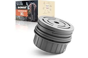 Bachgold® Filtro de agua exterior con capacidad de filtración de 2000 l