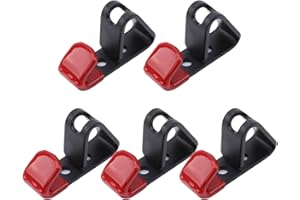 MOONDKIST Wheel Display Hooks, Alloy Rim Display Hanging Hooks, Car Moto Wheel Rim Display Hook for Hanging Rims on The Wall, Pack of 5