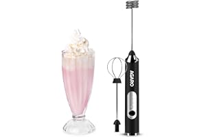 AGARO Royal Milk, 3‑Speed Electric for Coffee with Whisk and, Mixer, Stand‑up Design, for Cream (Whisk Milk), Rechargeable, S