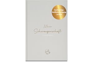 ‎LEAF & GOLD LEAF & GOLD® Schwangerschaftstagebuch I Tagebuch für die Schwangerschaft zum eintragen I Tolles Geschenk für Schwangere und werdende Mütter