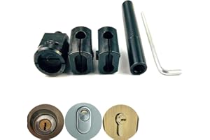 TPM GO Estrattore cilindrico con serratura AB Lock ovale rotondo Lock Pick Kit, serratura elettronica intelligente, serratura della camera da letto (3 in 1)