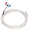 PenRux Pt100 Temperature Sensor Probe, High Temperature Resistant Waterproof K Type Thermocouple Anti Interference for Thermometers
