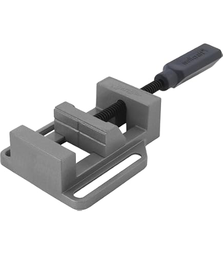 Étau De Perceuse 100 Mm – Pince De Serrage Fixe En Fonte Robuste Pour Atelier Et Perceuse à Colonne