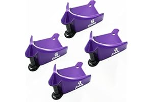 CA DETAILING CAD Detailing Car Tyre Guard - 4 Pcs | Heavy Duty Wheel Hose Guides with Active Locking Grips | Durable Plastic Detail Guardz for Car Washing | Great Accessories for Car, Truck, & Motorcycle Tires