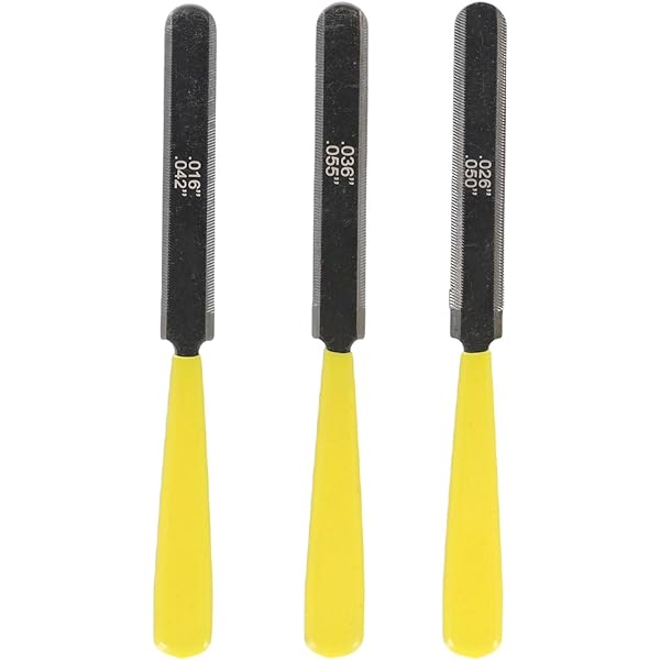 Lima Manutenzione Strumenti 10 Lime Per Chitarra - Set File Tasti Dado Strumenti Riparazione Lime Chitarra 10 Pezzi
