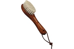 G GABRI Gabri Professional Premium Wooden Barber Beard Fade Brush Soft Bristles Travel Portable Gift Box