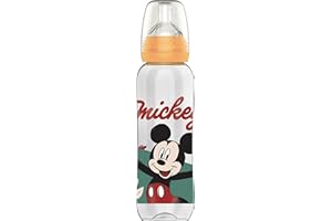 TIGEX Disney Baby 80601917 - Biberón irrompible de silicona, diseño Mickey, para 6-18 meses, 330 ml