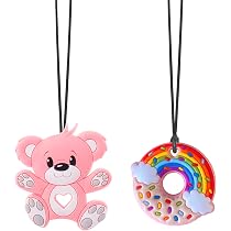 Collana Masticabile Autismo Collana Da Masticare Sensoriale Robot - Aiuto Motorio Orale Per Autismo E ADHD, Senza BPA, Sicura Aiuto Motorio Orale Bambini