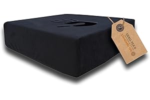 PrimoLiving Cojín de Asiento ortopédico de Espuma viscoelástica Elevación del Asiento 10 cm - Ayuda para levantarse 40x40x10 cm - Cojín de Asiento Firme