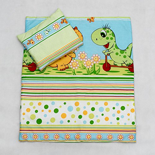 2 Pcs Crib / Cradle / Pram Bedding Set - 70x80cm Duvet Cover & Pillowcase - Pattern 19