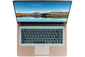 SDTEK Tastaturschutzfolie Silikonfolie Universal Kompatibel mit 15-17 Zoll Laptop, Notebook, Netbook, Chromebook (Blau)