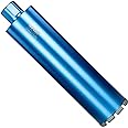 SALI Wet Diamond Core Drill Bits 4"/102mm Diameter, 15"/380mm Drilling Depth Concrete Core Drill Bit, 1-1/4-7" Thread Core Bit Turbo Laser-Welded Segments with Rebar, Brick, Block, Masonry, Stone