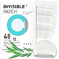TKTK Pimple Patches, 12mm Invisible Acne Patches for Face with Salicylic Acid, 0.01cm Extra Thin Outer Edge, Hydrocolloid Zit Patch for Pustule, Whitehead, Cystic Acne Spot Treatment, 48 Count