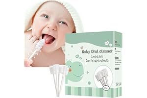 Baby-Mundreiniger, 60/120 Stück, flexibler Baby-Mundreiniger – Baby-Zahnbürste, Baby-Mundreiniger, weiche Gaze-Zahnbürste, Neugeborene, Mundreinigungsstab, Pflege für Baok