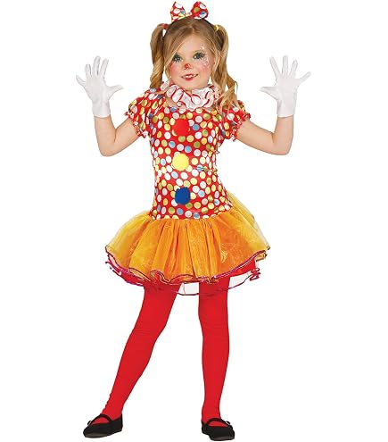 FIESTAS GUIRCA Harlekin Kostüm Für Mädchen – Buntes Karneval-Outfit – Clown & Dompteur Style FIESTAS GUIRCA Harlekin Kostüm Für Mädchen – Buntes Karneval-Outfit – Clown & Dompteur Style