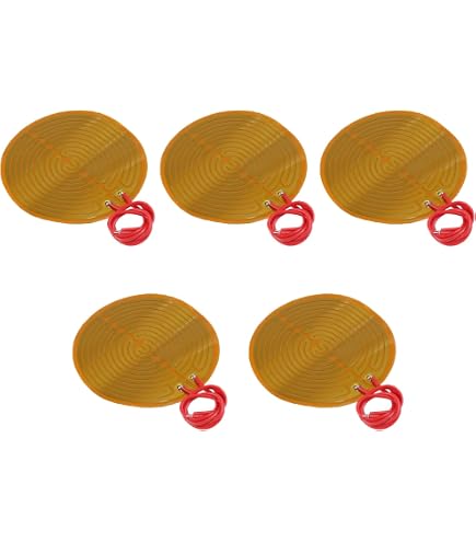 Silikon-Gummi Heizfolie Sourcing Map 4er-Pack Silikon-Heizmatte 12V 7,5W – 50x50mm Heizfolie, Flexibel, Bis 200°C – Für Konstante Temperatur & Wärmeerhaltung
