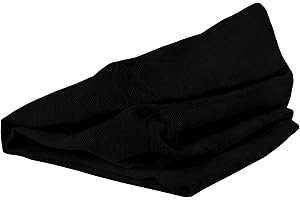 POKAR Bezüge für Palettenkissen Palettenauflagen Palettenmöbel Palettensofa 2er Set: Sitzkissen 120x80 + Rückenlehne 120x40, Schwarz