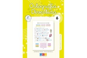 Ortografía divertida 6 / Editorial GEU / 2º Primaria / Mejora la ortografía / Recomendado como apoyo / Con actividades sencillas de repaso