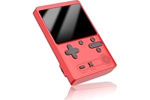 Cuifati Retro-Handheld-Spielekonsole, 500 Klassische Beliebte Spiele, 3-Zoll-HD-Farbbildschirm-Arcade-Gaming-Player mit Kabelwiedergabe auf Dem Fernseher, Übung für die (Rot)